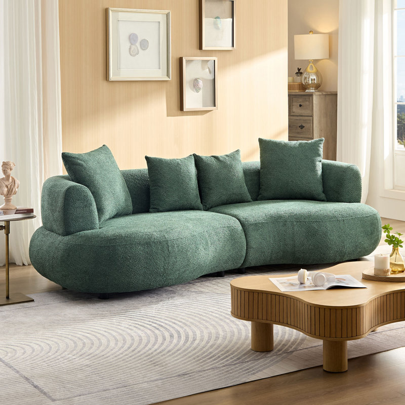 Round couch for bedroom discount